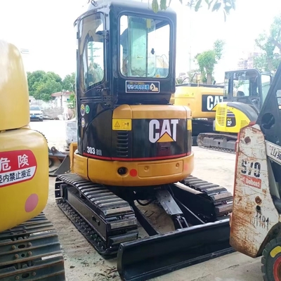사용 된 원본 페인트 일본 3톤 EPA 엔진 수압 발굴기 Caterpillar 303sr CAT303SR