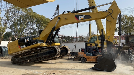CAT 330D2 리우안 수압 실린더와 0.3M3 버킷으로 사용 된 발굴기 좋은 상태