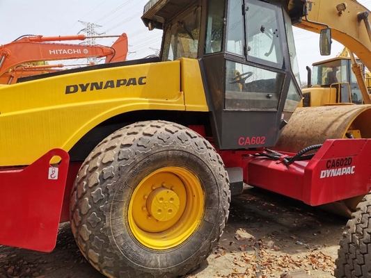 기초 건설 사용 된 단일 드럼 철강 바퀴 Dynapac CA602D 도로 롤러 2023