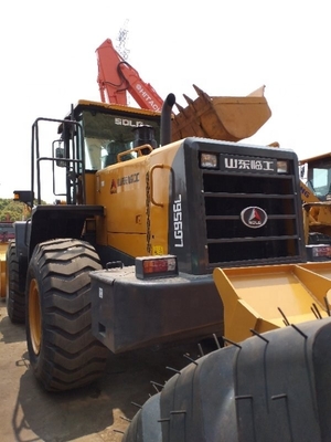 SDLG 956L 사용 된 휠 로더 20000 KG 기계 무게 일본 오리지널 수압 기계