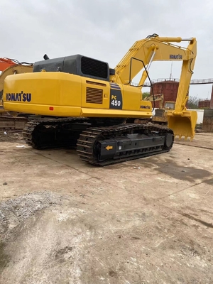 코마쓰 PC450-8 EPA 엔진과 함께 상하이에서 좋은 상태로 사용 된 크롤러 디거