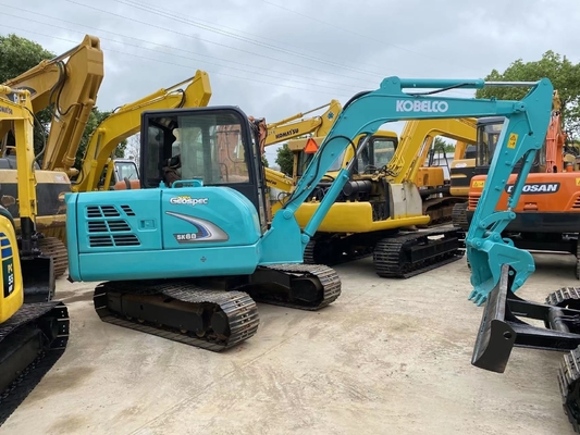 사용 된 Kobelco SK60 리우안 수압 펌프와 함께 미니 발굴기 낮은 작업 시간 0-2000