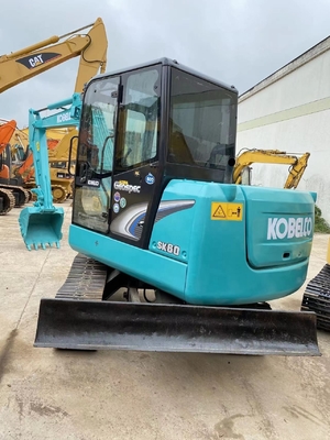 사용 된 Kobelco SK60 리우안 수압 펌프와 함께 미니 발굴기 낮은 작업 시간 0-2000