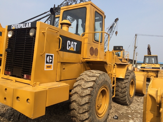 70KW 일본에서 사용 된 CAT Caterpillar 950E 로더 좋은 상태 토지 이동 기계