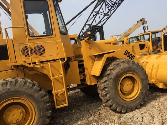 70KW 일본에서 사용 된 CAT Caterpillar 950E 로더 좋은 상태 토지 이동 기계