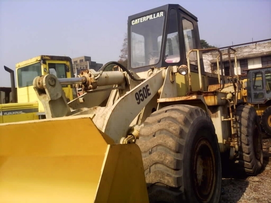 에너지 광산 산업용 6 톤 부하량 사용 된 Caterpillar CAT950E 바퀴 로더