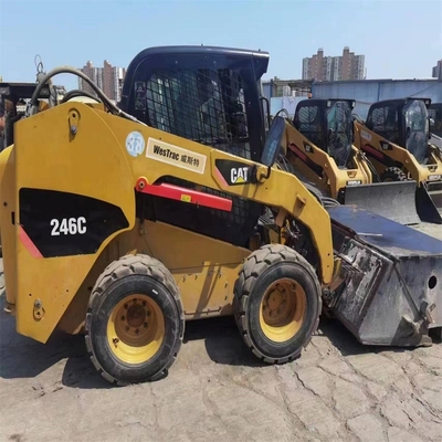 낮은 작업 시간 Caterpillar Cat 246c 바퀴 로더 어려운 작업 조건