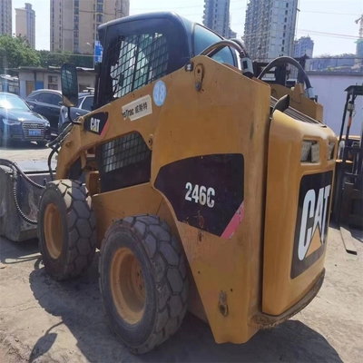 낮은 작업 시간 Caterpillar Cat 246c 바퀴 로더 어려운 작업 조건