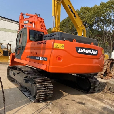 일본 오리지널 트랙터 기계 Doosan DX300LC 사용 된 발굴기 오늘 무료 배송