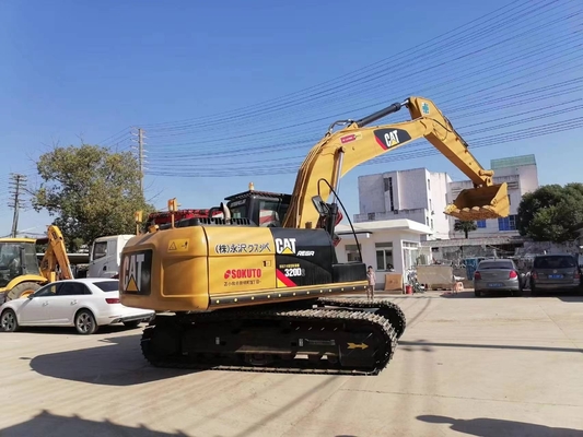 사용 된 Caterpillar Excavator Cat320D2 일본 제조 20TON 부하량