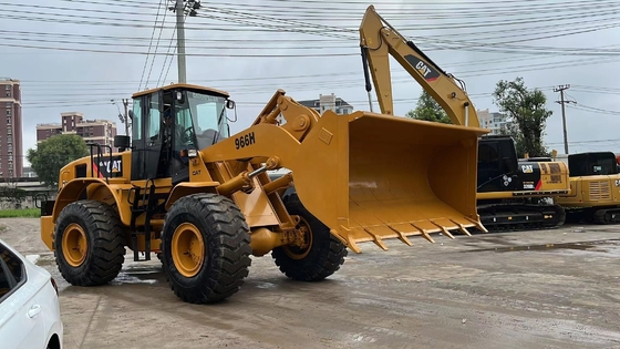 낮은 근무 시간 CAT Caterpillar 966H 원본 일본 로더 CAT966H 좋은 상태