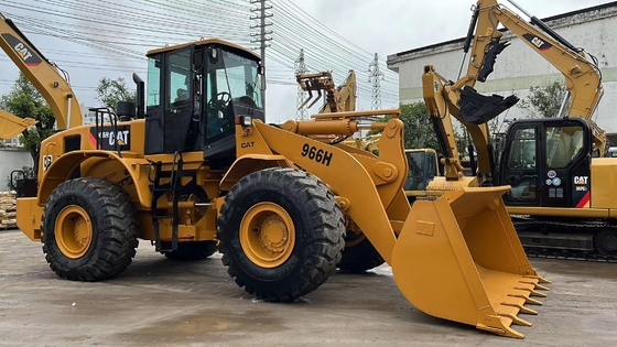 낮은 근무 시간 CAT Caterpillar 966H 원본 일본 로더 CAT966H 좋은 상태