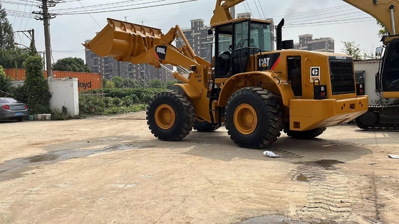 원래 색상 사용 된 CAT Caterpillar 966L 전면 로더 토지 이동 기계