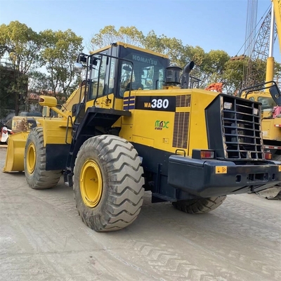 KOMATSU WA380 휠 로더 일본 제조 최전단 로더
