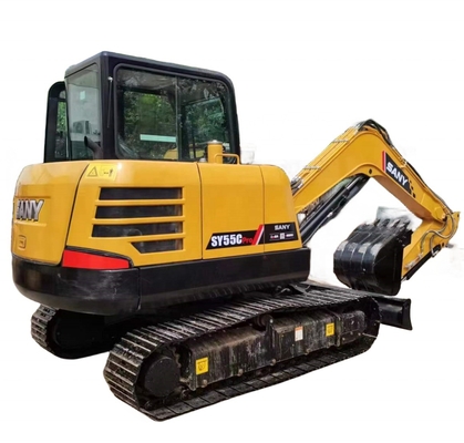 원본 페인트 SANY 55C EPA 엔진과 0.35m3 버킷 용량