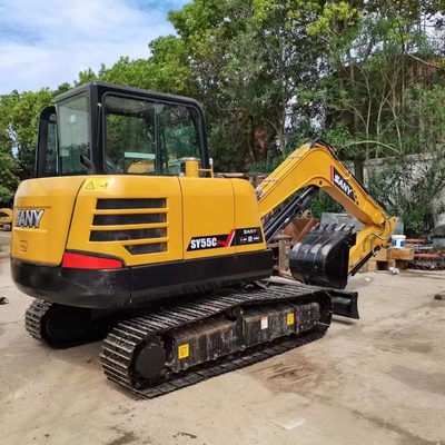 원본 페인트 SANY 55C EPA 엔진과 0.35m3 버킷 용량