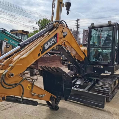원본 페인트 SANY 55C EPA 엔진과 0.35m3 버킷 용량