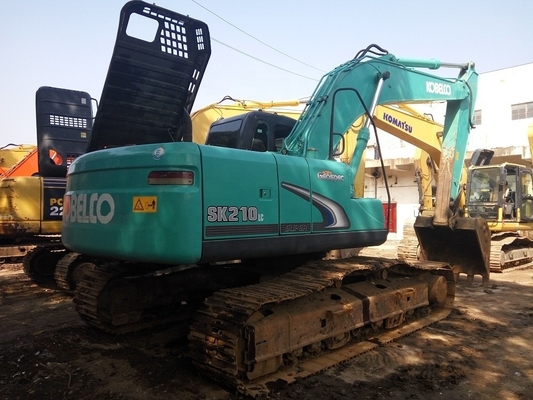 사용 된 발굴기 Kobelco SK210LC 일본 원본 트랙터 저연료 소비