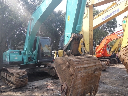 사용 된 발굴기 Kobelco SK210LC 일본 원본 트랙터 저연료 소비