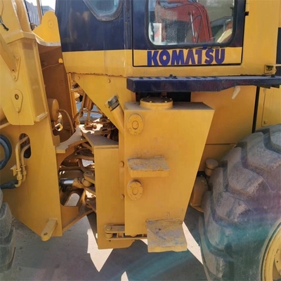 3톤 부하량 KOMATSU WA100 사용 된 바퀴 부하기 중장비 용품 상태