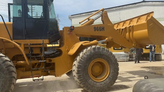 이동형 바퀴 일본 사용 된 Caterpillar 966H 바퀴 로더와 데니스온 수압 펌프