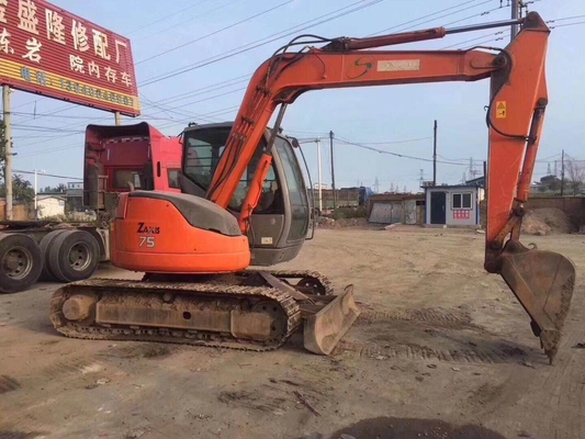원본 일본 7T 발굴기 히타치 zx75us zaxis75us EPA 엔진을 가진 크롤러 디거