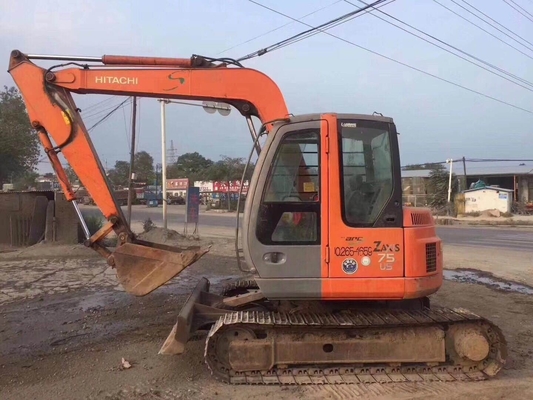 원본 일본 7T 발굴기 히타치 zx75us zaxis75us EPA 엔진을 가진 크롤러 디거
