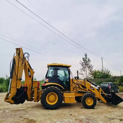 낮은 시간 CAT 420F 건축 재료 상점에서 우수한 상태의 배구 로더