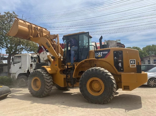 사용 된 휠 로더 CAT966H 6000 KG 기계 무게 다른 수압 펌프 포함