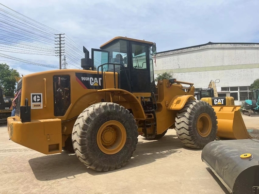 사용 된 휠 로더 CAT966H 6000 KG 기계 무게 다른 수압 펌프 포함