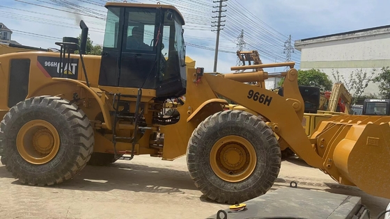 사용 된 휠 로더 CAT966H 6000 KG 기계 무게 다른 수압 펌프 포함
