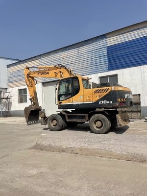 0-2000 작업 시간 사용 된 현대 210W-9 EPA 엔진과 원본 페인트가있는 발굴기