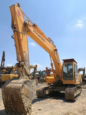 원본 페인트 21톤 한국 로브엑스210w-5 EPA 엔진 현대 210w-5 수압 발굴기