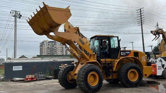오리지널 엔진 Cat 966H 앞바퀴 로더