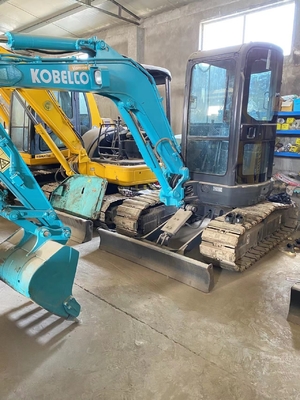 일본에서 사용 된 Kobelco SK40SR 미니 발굴기 및 이동형 크롤러