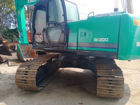 사용 된 디거 코벨코 SK200 크롤러 발굴기 HINO 엔진 일본 핫 셀러