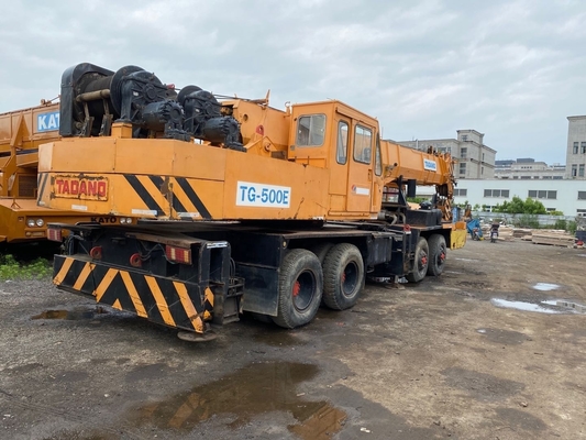 사용 된 타다노 TG-500E 크레인 좋은 상태와 Liyuan 수압 실린더