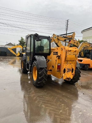 망원경 핸들러 JCB 505 10톤의 작동 무게에 좋은 상태에서 사용 된 포크리프트