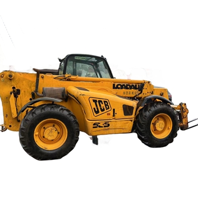 중고용 JCB 505 바퀴 이동형 및 다른 버킷 용량으로 사용 된 포크 릭터