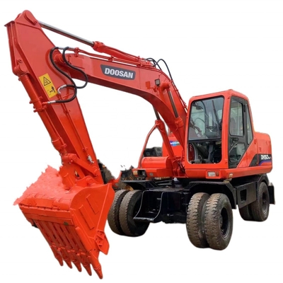 Doosan DH150W-7 15톤 발굴기 사용 된 HINO 엔진을 가진 발굴기