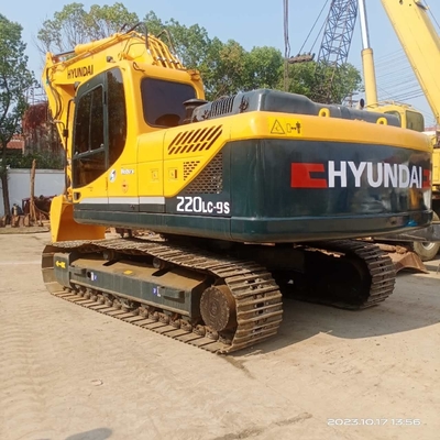 사용 된 디거 현대 220LC-9S 엑스카버 20톤 0.3m3 버킷 용량 한국