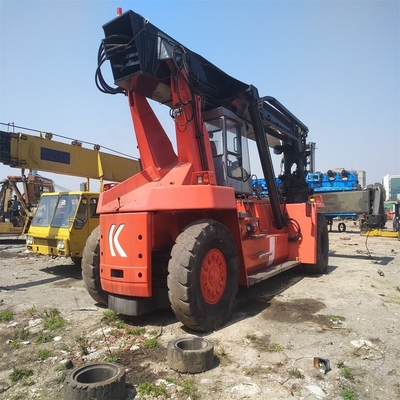 90% Kalmar Reach Stacker DRD450 타워 크레인 45톤 컨테이너 망원경 핸들러