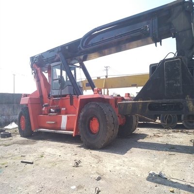 90% Kalmar Reach Stacker DRD450 타워 크레인 45톤 컨테이너 망원경 핸들러