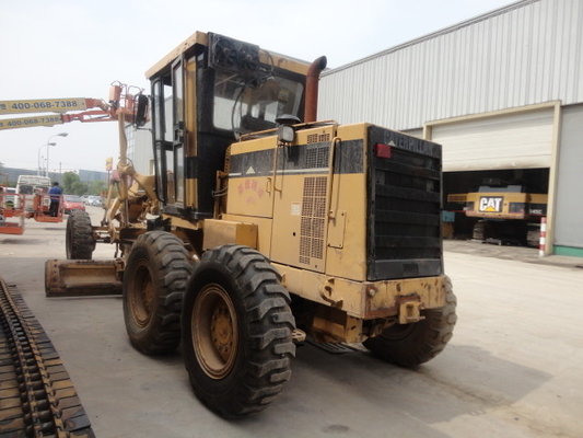 CAT Caterpillar120H 등급 좋은 성능과 일본에서 사용 된 토지 평면 기계