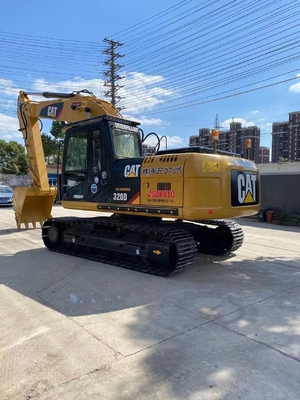 20000kg 사용 된 원본 페인트 디젤 발굴기 크롤러 발굴기 Caterpillar 320D