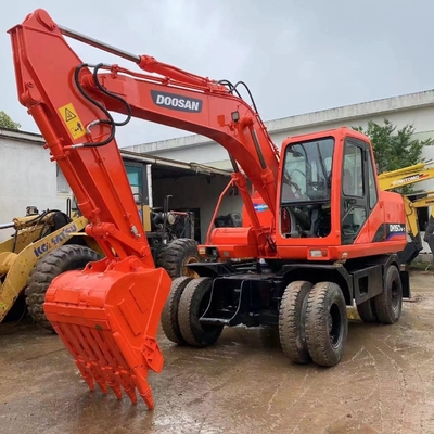 일본 Doosan DH150W-7 원본 페인트와 0.1m3 버킷 용량으로 발굴기 일본