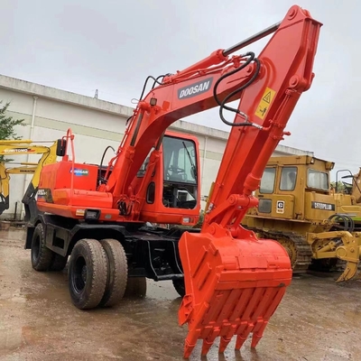 일본 Doosan DH150W-7 원본 페인트와 0.1m3 버킷 용량으로 발굴기 일본