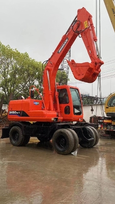 일본 Doosan DH150W-7 원본 페인트와 0.1m3 버킷 용량으로 발굴기 일본