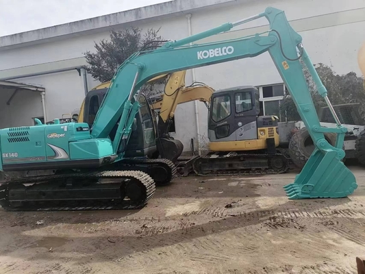 일본에서 원본 페인트와 0.1m3 버킷 용량으로 사용 된 Kobelco SK140 발굴기
