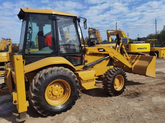 CAT 420F 발굴기 일본 오리지널 로더 420 0-2000 작업 시간으로 사용 된 배크호